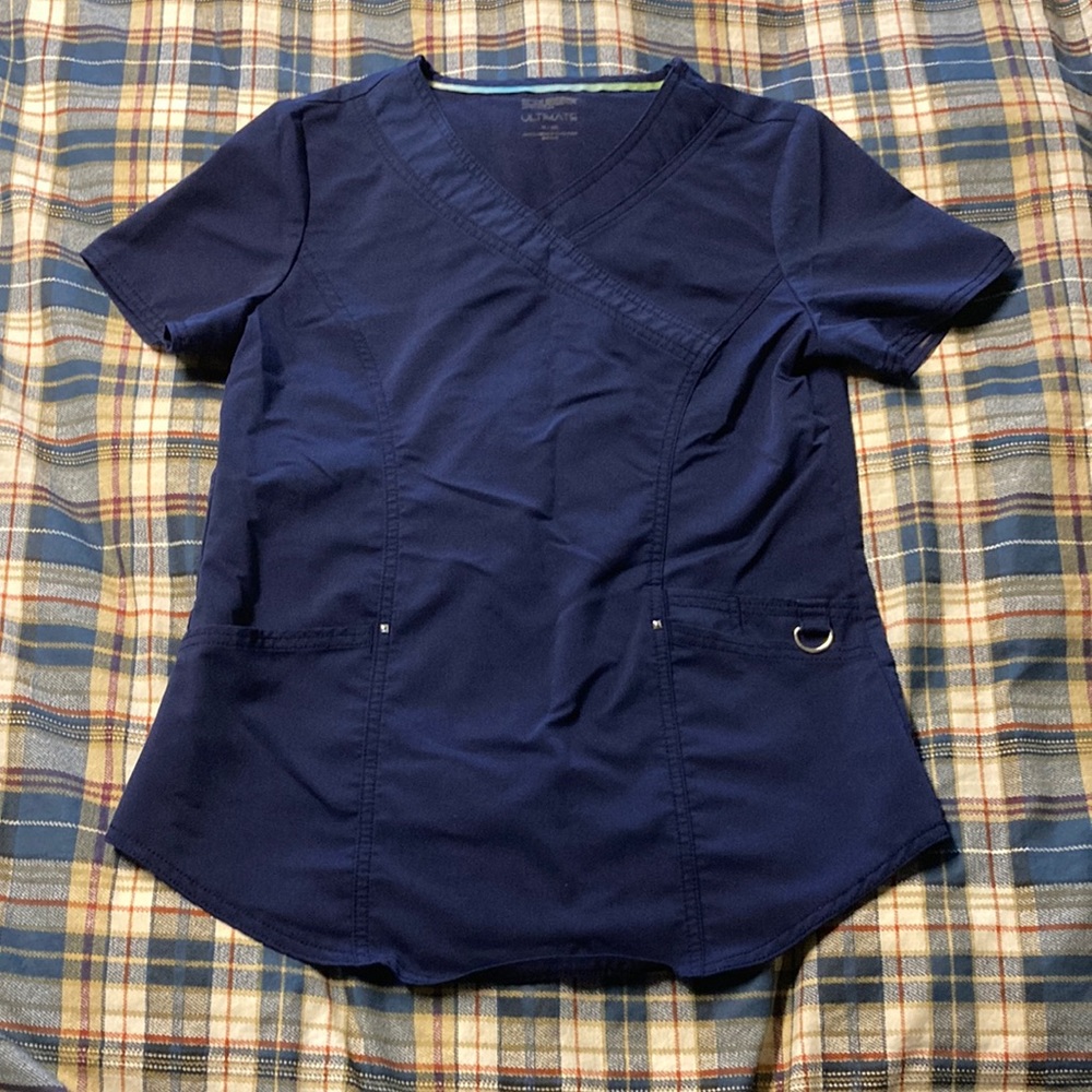 Navy SS Scrub top